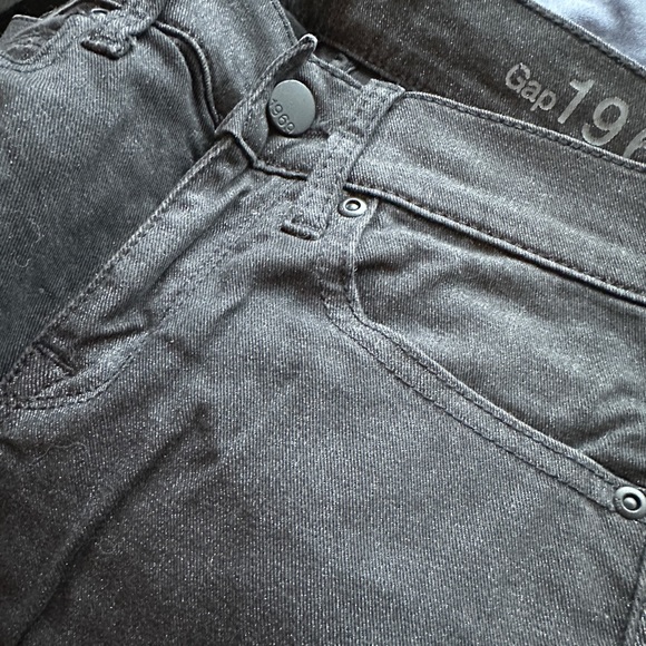 Gap shimmer black gray leggings Jean size 26 2 - Picture 3 of 3